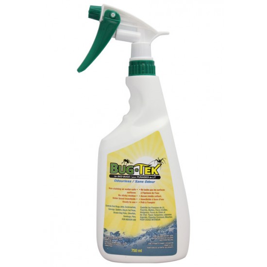 Bug-Tek Insecticide à Base d'eau pour Maison et Jardin Prêt à Utiliser 750ml