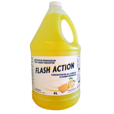 Flash Action Dégraissant Tout Usage Concentré Biodégradable 4L 