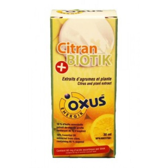 Citran-Biotik+ Extraits d'Agrumes et Plantes Oxus 30ml