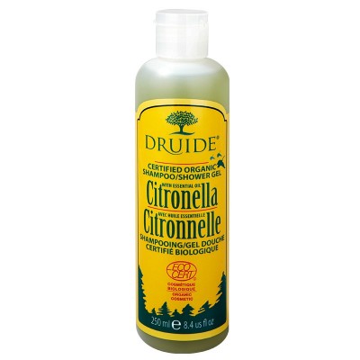 Certified Organic Shampoo Shower Gel With Citronella Druide 250ML