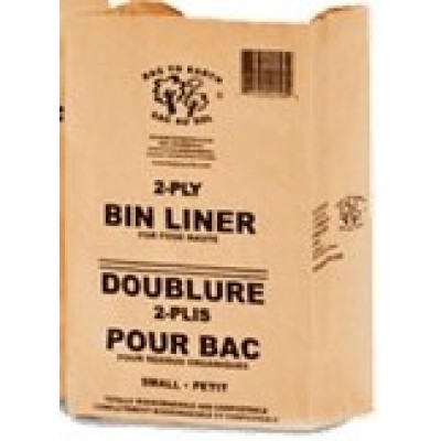 PETIT Sac Compost Doublure Papier Sac-Au-Sol 1059-00105 8Lx5Lx12H